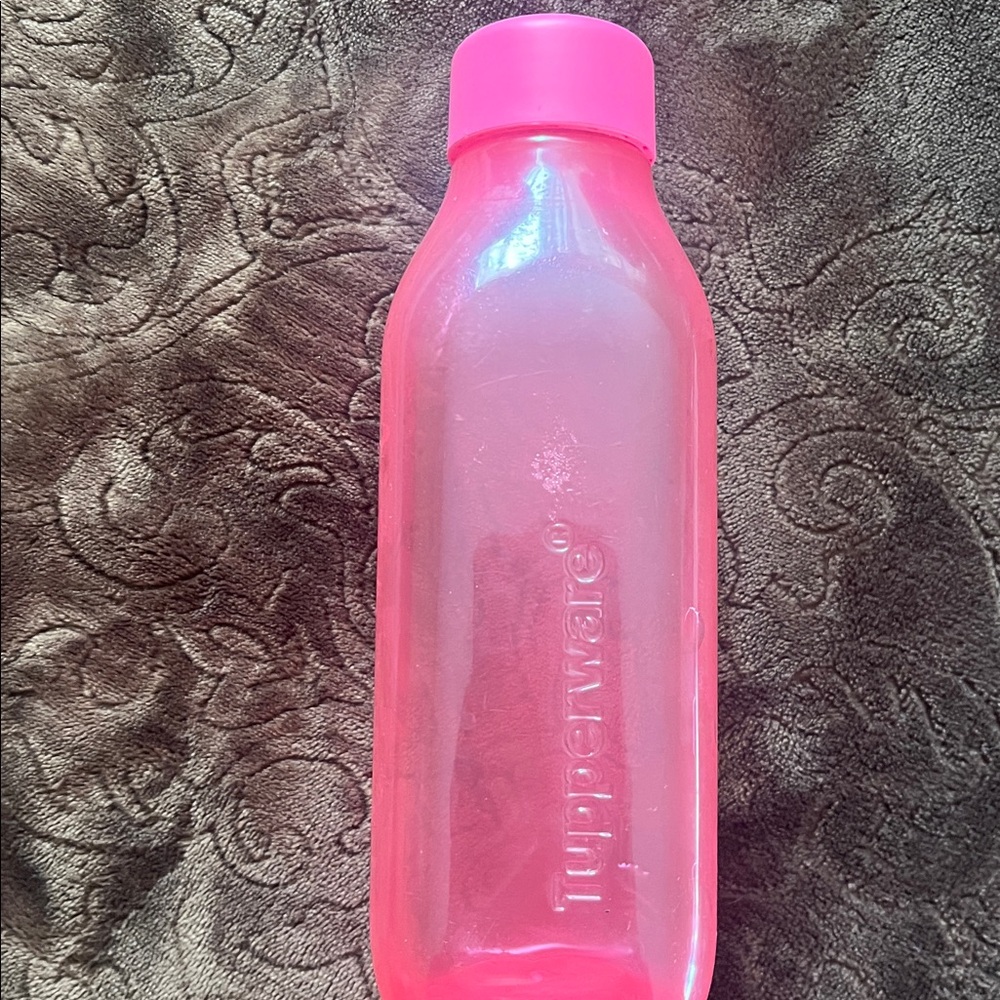 (2) Tupperware, microwave container and Tupperware bottle ,
